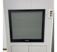 Genérico Puerta corredera Plegable portátil con manija para Paso de Cocina, Carrito de Comedor, Ventana de cobertizo, mampara divisoria de mostrador (120x100cm/47.2x39.3in)