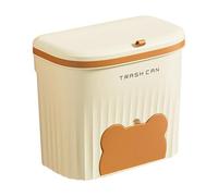 Generico Pustbin for Kitchen - Papelera para puerta de armario colgante con tapa | Almacenamiento para bolsas de desecho compacto, cocina de contenedor de basura, baño o despensa