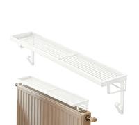 Genérico Radiator Cover Shelf - Heater Ledge, 60cm Thermal Mantel For Narrow Spaces, Warmth Grating with Magnetic Fix, Utility Furniture, For Hallway, Lounge and Compact Office Chambers
