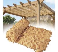 Genérico Red De Camuflaje Militar, 2x3.0m 3x4.0m 4x6.0m Red Camuflaje Sombra Exterior, Red De Camuflaje Poliéster Oxford para Caza, Tiro, Camping, Cubiertas del Coche, Protector Solar(7x10m)