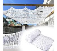 Genérico Red De Camuflaje Militar, Red Camuflaje Sombra Exterior, Red De Camuflaje Blanco para Caza Cámping Pergolas Jardin Decoración De Militar Protección Solar(7x10m)