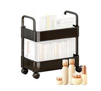 Genérico Rolling Utility Cart - Multi-Tier Mobile Shelving on Wheels,Heavy Duty Kitchen Storage and Slide out Organizer, Rolling Storage Cart