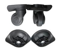 Genérico Ruedas para Maletas,Ruedas Maletas Repuesto Ruedas de Equipaje Repuesto A19, Accesorios reparación, Rueda silenciosa Universal for, Maleta Viaje, 1 par(Large Black)