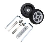 Genérico Ruedas para Maletas,Ruedas Maletas Repuesto Ruedas de Repuesto con Tornillo for Equipaje Viaje, Kit reparación Ejes Ruedas, Rueda giratoria silenciosa, DIY, 2 uds(50 x 17mm)