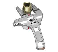 Genérico Schraubenschlüssel | Verstellbar Aluminio Antirutsch 185g | Universeller Verstellbarer Schraubenschlüssel Aus Aluminiumlegierung Mit Rutschfestem Griff - Ideal Für Sanitärreparaturen Un