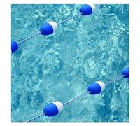 Genérico Separadores de carriles de Piscina Línea Flotante para Piscinas Cuerda separadora de Seguridad Boya para Piscinas Escalera portátil, Cuerda de Seguridad ajustab