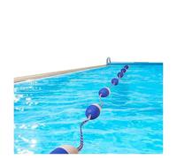 Genérico Separadores de carriles de Piscina Línea Flotante para Piscinas Cuerda separadora de Seguridad con Boyas Escalera para Piscinas portátil, Línea separadora de ca