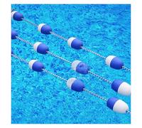 Genérico Separadores de carriles de Piscina Línea Flotante Separador de Seguridad para Piscina Cuerda de Flotador Boya Escalera portátil para Piscinas, Cuerda de flotado