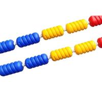 Genérico Separadores de carriles para Piscinas: Cuerda Flotante de 18 m para separación por Profundidad, Separador de Piscina Duradero de 9 cm de diámetro para natación competitiva y Entrenamiento.