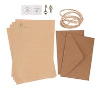 Genérico Set de Papelería Vintage Papel de Carta Regalar Dinero, Kit de Papeles para Cartas Portátil y Estilo Retro Adecuado para Greetings y Love Letter