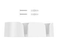 Genérico Shower Holder, Bath Cup Organizer, Secure Wall Mount, Space Saving Design, Drink Holder for Kitchen, Bathroom Use, Convenience, Apartment, Dorm, Home, 7.87x2.17x3.7 pulgadas
