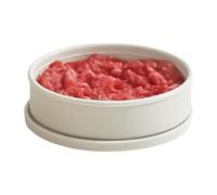 Generico Silicone Burger Patty Keeper, Meat Freezing Mold Box, Reusable Hamburger Portion Storage Tray, Food Prep Organizer for Home Cooking Fridge Camping And Restaurant 3.94x3.94in