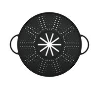 Genérico Silicone Splatter Guard, Frying Oil Screen - 10-12 Inch Cooking Cover | Kitchen Splatter Guard with Non Stick For Stove Baking Food Strainer Pan Pot Steamer Cooking Protection