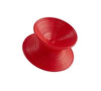 Genérico Sillón Reclinable Giratorio Ergonómico,Silla Giroscópica Giratoria De 360°, Equipo Deportivo De Sentido Relajante Plástico PP, Superficie De Asiento Más Grande(Red,73x93x63cm)