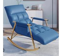 Genérico Sillón reclinable Moderno mecedor Ajustable con Bolsillo Lateral para Sala de Estar y Dormitorio, Silla de Lectura ergonómica, Comodidad acogedora 60x96x55cm