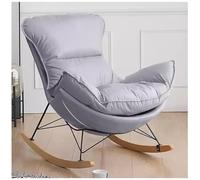 Genérico Sillón reclinable Rosa Tipo Mecedora - Sofá Individual para balcón, Sala de Estar y Dormitorio - Cómodo sillón reclinable para Relajarse en casa