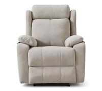 Genérico Sillon Relax Reclinable Electrico, Gravedad Cero | Desenfundable, Botonera Cromada con Puerto USB | Madera de Pino | Relax | Sillones Reclinables | Silla Sofa | Electrico Moderno | Beige