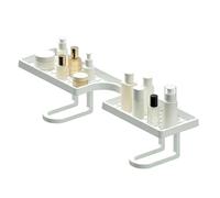 Genérico Sink Organizer Shelf, No Drill Bathroom Rack, 4,33 pulgadas Quick Drain Storage Holder, ABS Space Saving Sink, Durable Drenaje Bathroom Kitchen Organizer, Compact Home Dorm Hotel RV Use