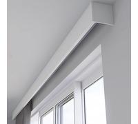 Genérico Sistema de rieles para Cortinas, Caja para Cenefa de Cortina con riel Oculto, Panel Decorativo de 170 cm para Montaje en Techo o Pared, Sistema de Cortinas para Mayor privacidad y una Decora