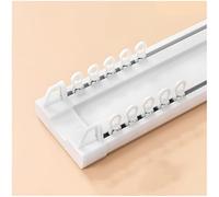 Genérico Sistema de rieles para Cortinas, Juego de rieles de Techo para Cortinas divisorias de ambientes - Riel Ajustable de 2,2 m/7,2 pies para baño, Sala de Estar, Dormitorio, Tienda de Ropa, soluc