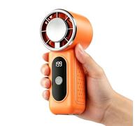 Genérico Small Cooling Fan - ABS, Rechargeable Bladeless Cold Wind Blower - Mini Fan For Home Office Bedroom Desk Outdoor Beach Travel Hiking Summer
