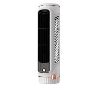 Genérico Small Tower Fan 3 Speeds Adjustable USB Rechargeable