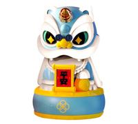 Genérico Solar Powered Lion Statue - Cartoon Lion Dashboard Ornament, Automatic Nodding Head | Cute Dancing ́ion Model System, Decorative Mascot Solution for Car Interior Accessories