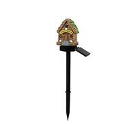 Genérico Solar Stake Lights - Mushroom House Garden Decor, 15.75x2.99 inches Solar Powered Pathway Light with Automatic Illumination, Outdoor Landscape Lighting for Yard, Lawn, Patio Deck Use