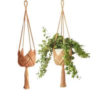 Genérico Soporte Colgante para Plantas De - 2 Unidades De Cestas Colgantes para Plantas - Decoración Boho Moderna para Techo, Maceteros Colgantes para Interior Y Exterior