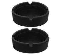 Genérico Soporte de Silicona Diseño Elegante Negro para Botellas de Vino y Cerveza, Base Antideslizante Absorbente Pack de 2 Piezas para Mesa y Refrigerador