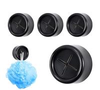 Genérico Soporte Para Toallas | Gancho De Pared Soporte Para Toallas De Cocina | 4 Piezas Colgador Adhesivo Sin Taladro para Delantales y Paños, para Sala de Estar y Armario
