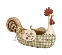 Genérico Soporte Para Utensilios De Gallo De Granja Vintage - Caddy | Porta Utensilios De Gallo De Resina Vintage Y Carrito Para Cubiertos (8,27x6,69 Pulgadas) Para Organizar Encimeras De Cocina
