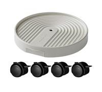 Genérico Soportes Rodantes Para Plantas Con Ruedas, Soporte Rodante Para Macetas Con Ruedas Giratorias, Base Con Para Interior Y Exterior