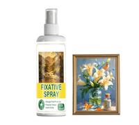 Genérico Spray Fijador,120ml Protector aerosol de pintura | Fijador artístico en aerosol | Para Pintura Artesanal Telas Acrílicos Gouache Carboncillo Óleos