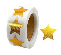 Genérico Stickers Stars Roll - Self Adhesive Reward Tape For Classroom Motivation | Paper Material with Easy Peel Design Decorative Seal Labels For School Parents Teachers Students