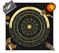 Generico Tarot Altar Cloth, Square Witch Tarot Cloth, Velvet Tarot Cloth, Astrology Oracle Pad, Tarot Reading Tablecloth, Tarot Cloth for Divination, Divination Altar Cloth, Tarot Tablecloth Velvet