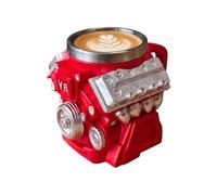 Genérico Taza de Motor V8 | Vajilla Para Té Con Estilo Clásico - Taza de Leche de Doble Pared - para Entusiastas del Automóvil, Mecánicos, Ingenieros, Regalo Cumpleaños, Oficina y Taller