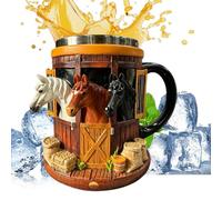 Genérico Taza de té - Taza de café con forma estable 3D de 300 ml con asa