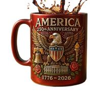 Generico Tazas De Cerámica - Tazas De Café Cultural Conmemorativa | De cerámica apta para microondas | Cómoda asa con símbolo cultural conmemorativo para servir sopa caliente de té y café D