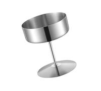 Genérico Tazón de postre de acero inoxidable con patas multiusos, pudines de helado, taza para servir para restaurantes y reuniones familiares, Tazón de helado con patas