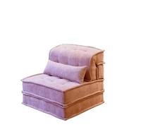 Generico Tela A Rayas, Juego De Sofás De Estilo Nórdico, con Reposapiés, CREA Un Ambiente Acogedor for La Sala De Estar, Sofá Plegable(B)
