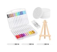 Generico Texture Paper, Textured Paint Paper Painting Kit, 6.69x3.94x1.97 Inches, Sensory Craft Supplies, Interactive 3D Arts Pad for Kids Home School Activities, Art Projects