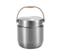 Genérico Thermal Lunch Containers, Stainless Steel Vacuum Insulated Food Jar, 1200 ml Soup Flask Meal Holder, Leak-Proof Jar for School, Work, Camping, Picnic, 5,51 x 5,51 x 5,51 pulgadas