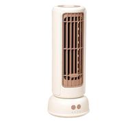 Genérico Tower Fan, Bedroom Oscillating Fan, 3,94 x 3,94 x 10,24 pulgadas, 3 ajustes rápidos, 1200 mAh Battery Capacity, Bladeless Air Circulator for Home, Dorm, Car, Basement, Garage, Living Room