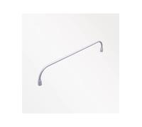 Genérico Varilla Decorativa de aleación de Aluminio de 8 mm - Tubo Redondo de Metal para barandilla de Armario, reposabrazos de estantería, remate de Borde de barandilla - Plata Arena, 120 cm (3,9 pi