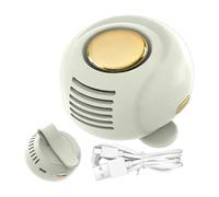 Genérico Ventilador con pinza 360° Ajustable Recargable Sin Aspas | Ventilador personal mini recargable con clip Para Hogar Oficina Interior Exterior Verano Viaje Camping Playa Pícnic