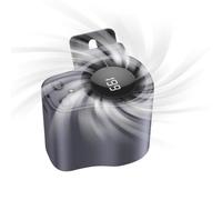 Genérico Ventilador Con Pinza Ventilador Portátil Con Pantalla LED | Ventilador personal de coche semi USB para camiones, vehículos, SUV, camping, oficina, interior, exterior, exterior,