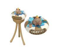 Genérico Ventilador De Cuna Bebé Ventilador Clip Recargable 3 Velocidades | Ventilador de asiento de coche personal de verano para cama de oficina, cinta de correr al aire libre casa oficina viaje