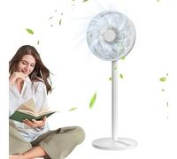 Genérico Ventilador De Pie Para Uso Doméstico - Herramienta Silenciosa Con Pedestal Oscilante | Ventilador de Pedestal,Para Uso En Oficina Hogar Sala De Estar Dormitorio Universitario Cocina Interior