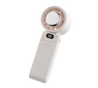 Generico Ventilador eléctrico portátil, portátil para viajes, pantalla LED, batería de 3600 mAh, 180-Degree Foldable, Compact, 100-Speed Adjustable, Quiet for Hot Weather, Beach, Keep Cool